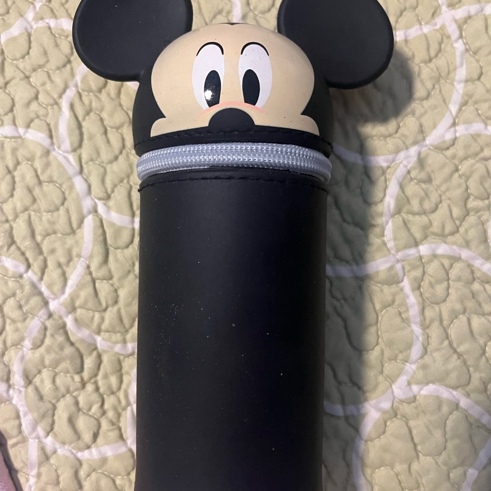 NWOT Mickey Mouse Black Pencil Case